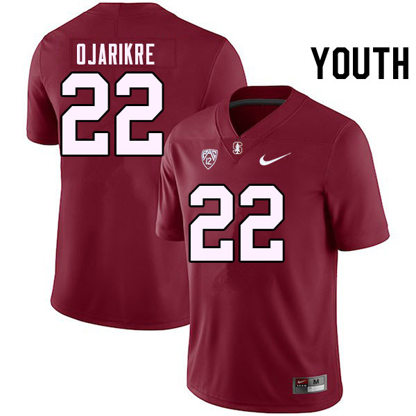Youth #22 Che Ojarikre Stanford Cardinal College Football Jerseys Stitched Sale-Cardinal